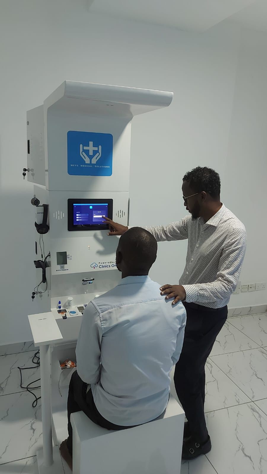 Clinics On Cloud health kiosk deployment supporting healthcare access across African communities