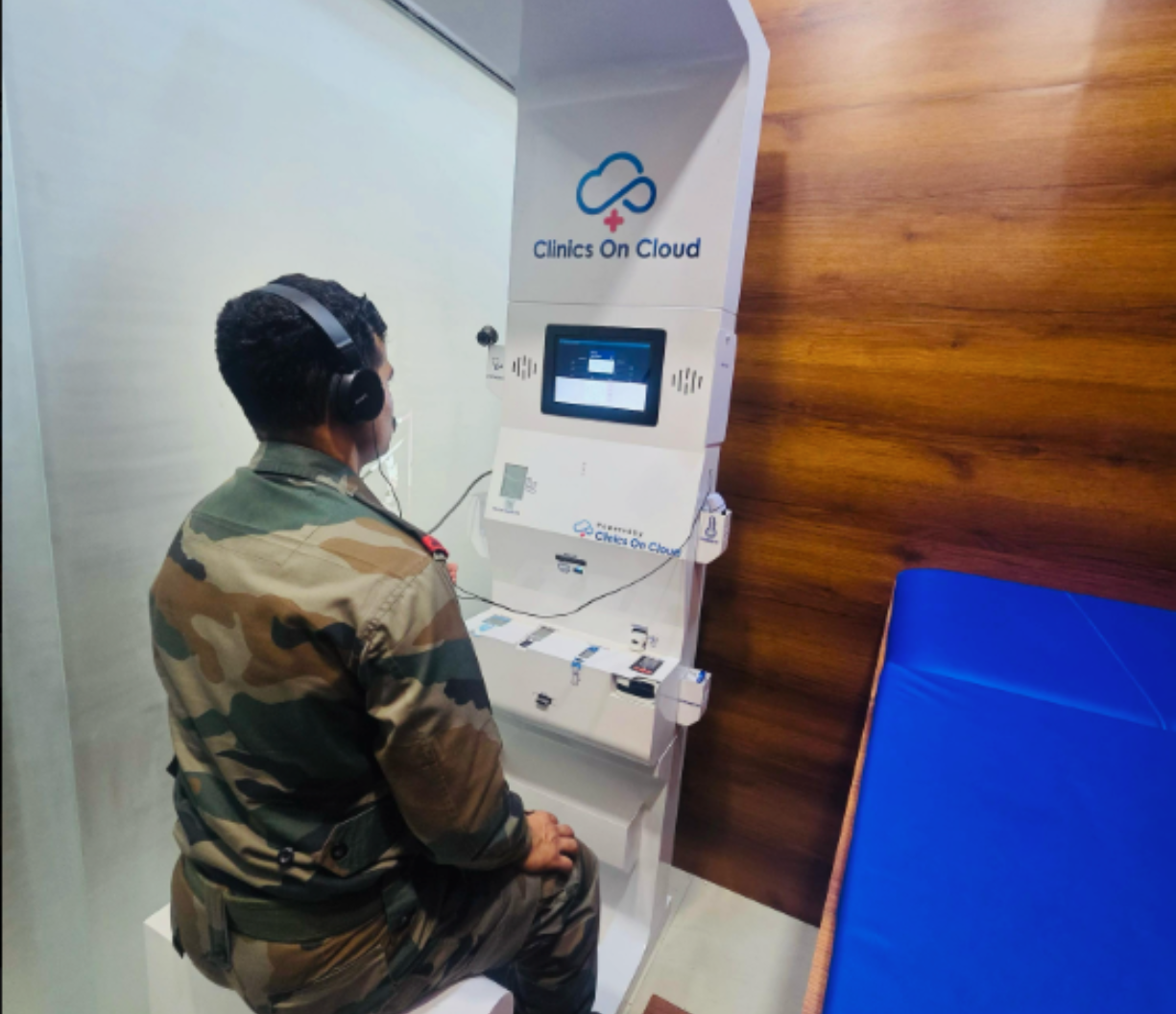 Indian Army Health ATM Installation