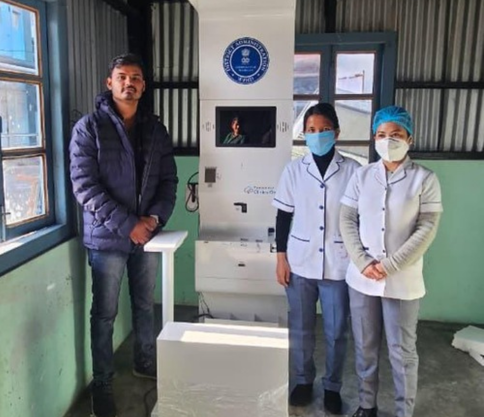 Health kiosk deployment in Meghalaya with district administration and clinical staff on-site