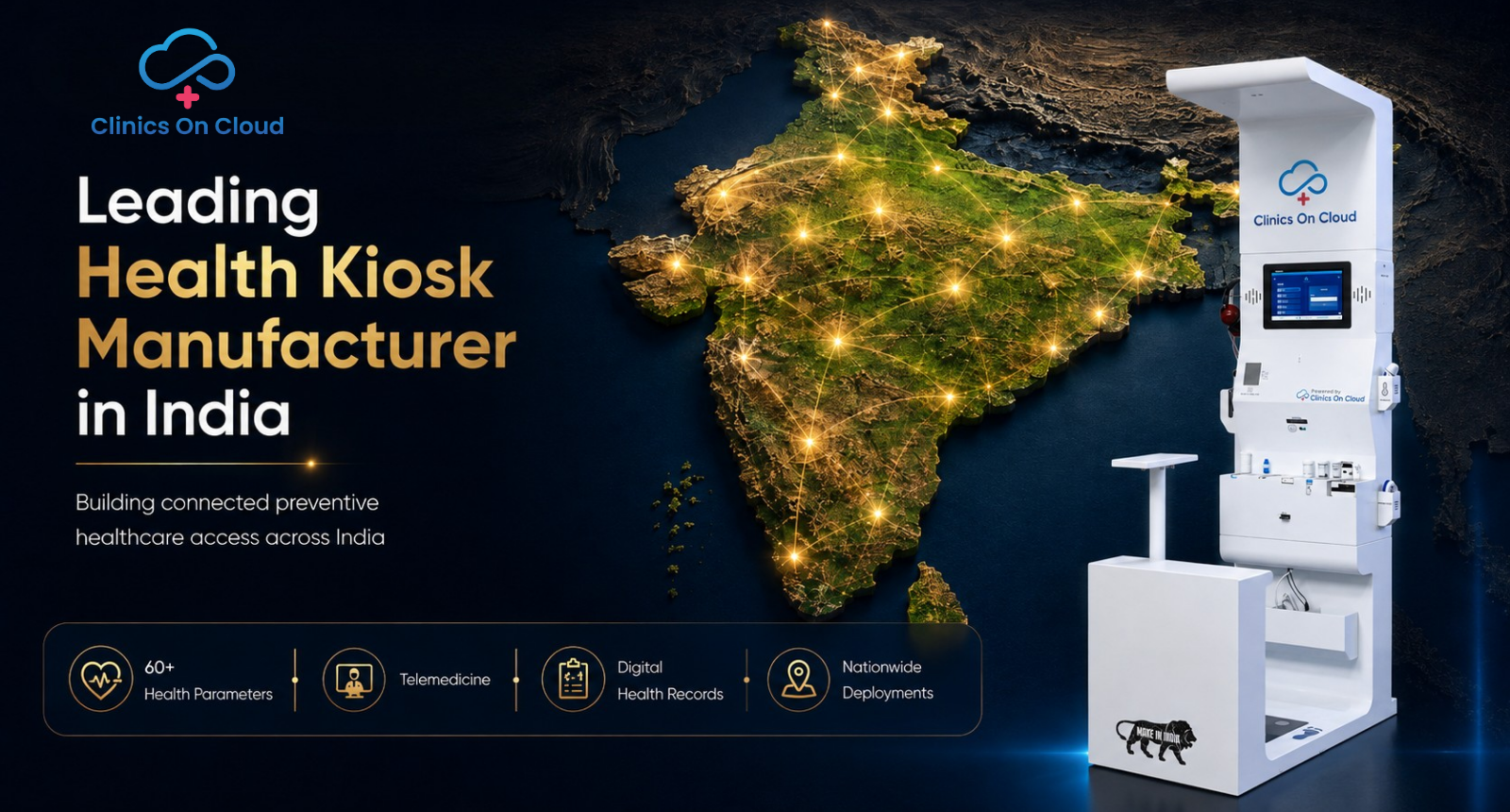 Leading Health Kiosk Manufacturer in India | Health ATM & Smart Healthcare Kiosks
