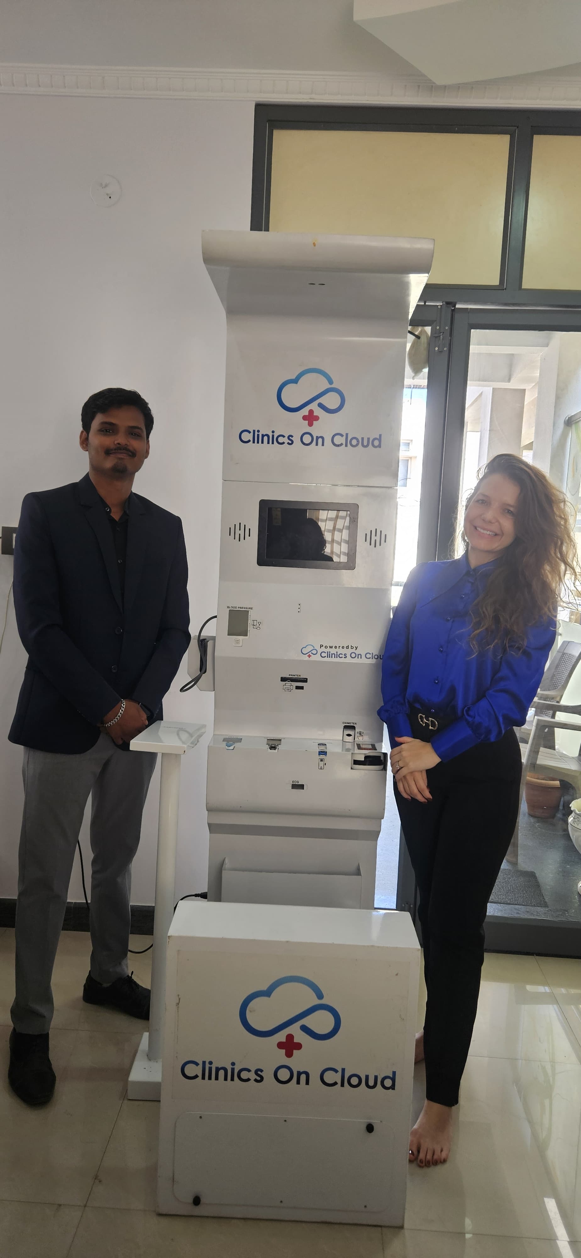 Clinics On Cloud health kiosk deployment in Africa, expanding remote diagnostic screening access
