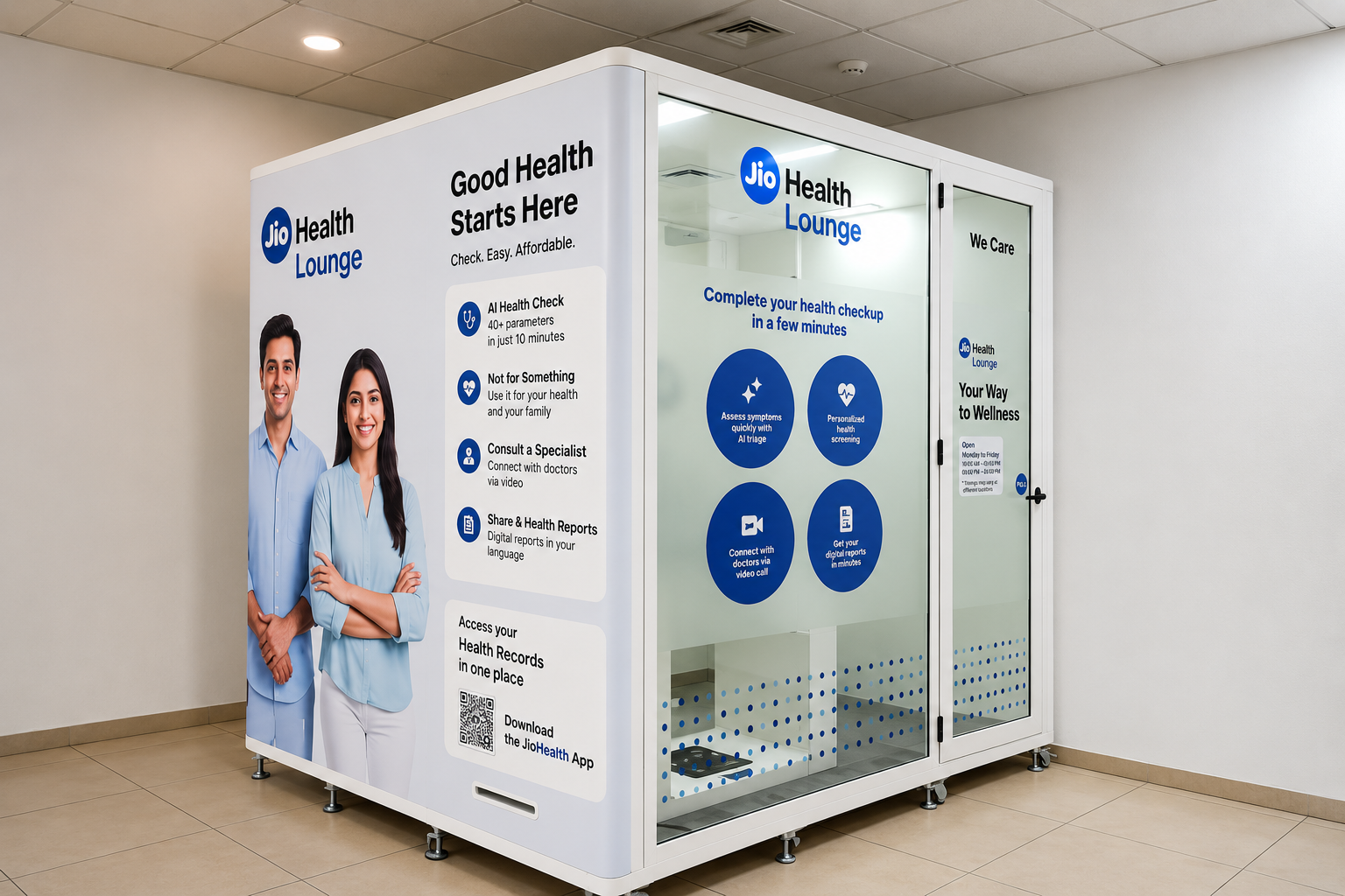 Reliance HQ Health Lounge Installation
