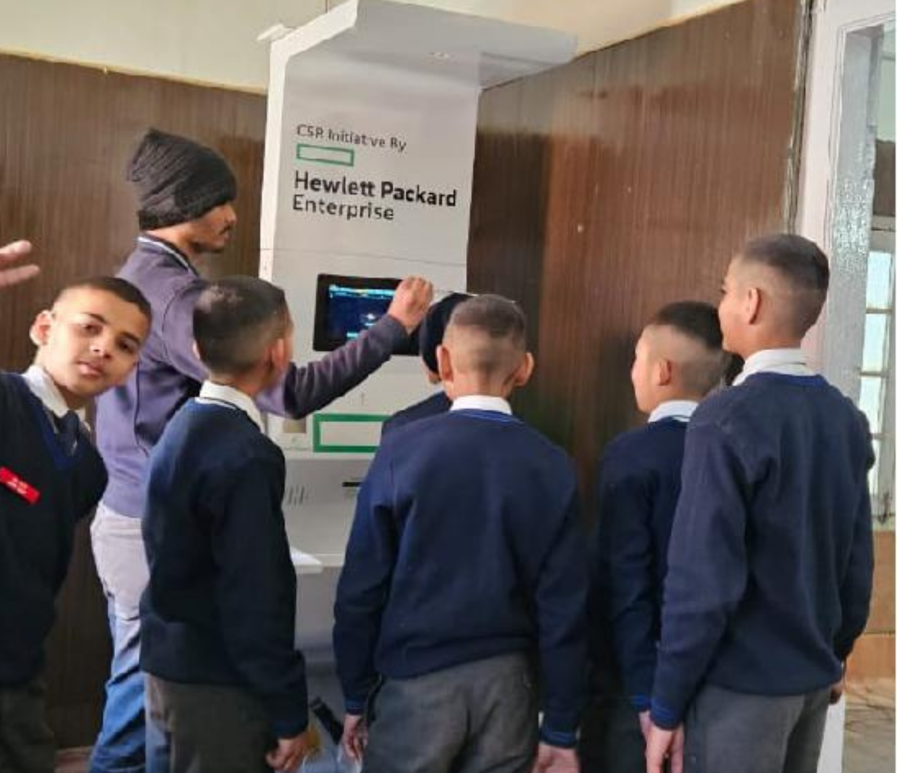 Health kiosk deployed under HPE CSR initiative for school health screening programmes