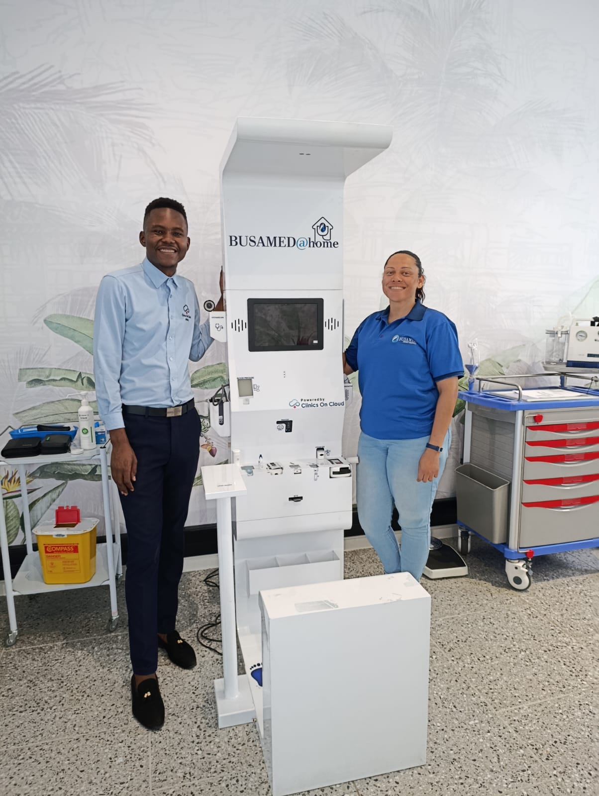 BUSAMED@home health kiosk, a Clinics On Cloud deployment supporting healthcare access across Africa