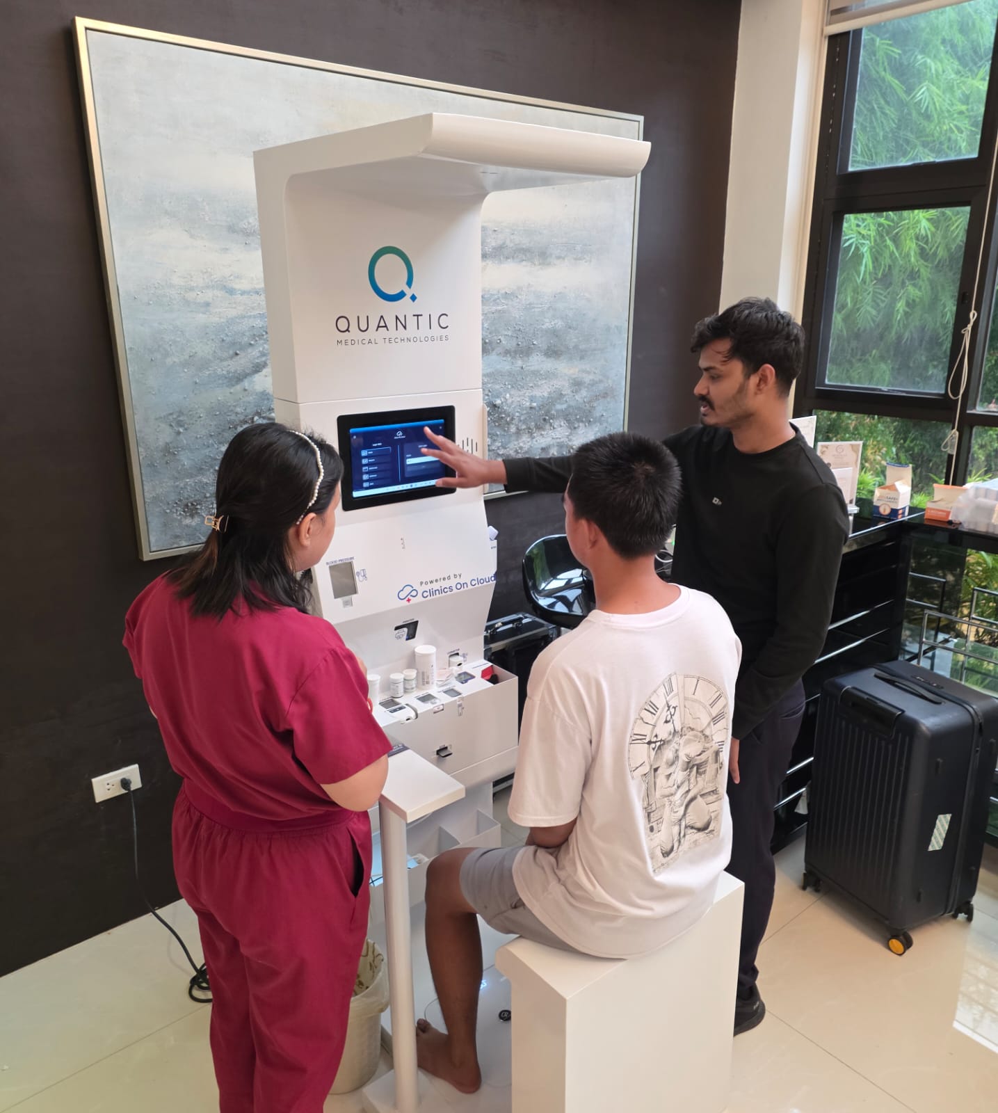 Quantic health kiosk deployment for community health screening in the Philippines